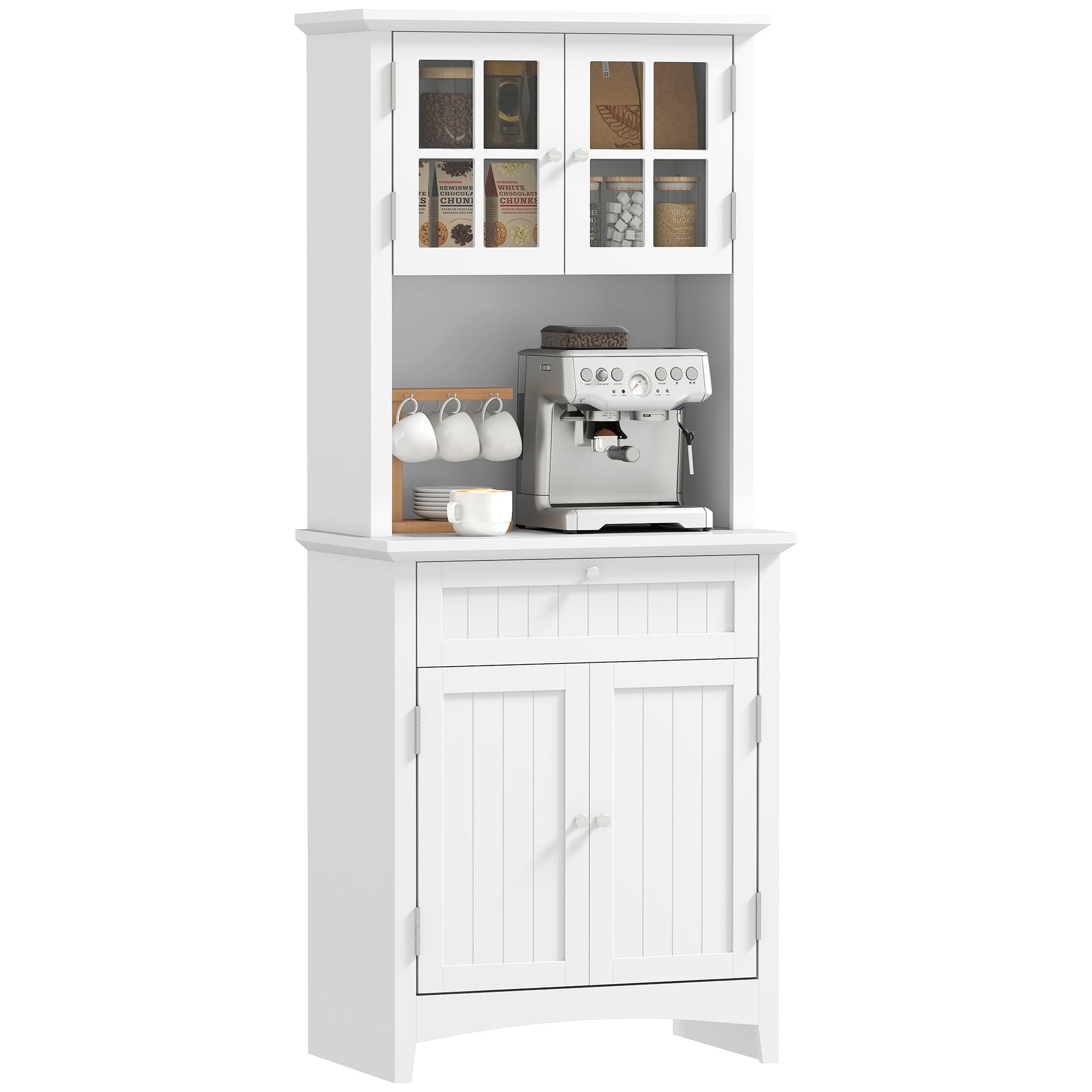 HOMCOM Elegant Buffet with Hutch