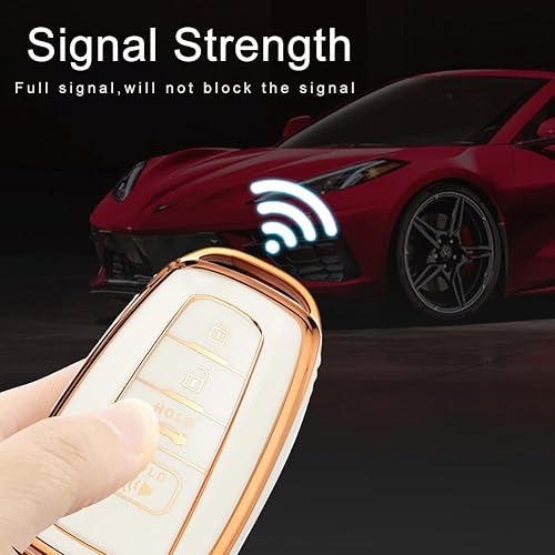 Miniatura 7 de Funda para Llavero Toyota Camry RAV4, para Highlander Avalon GT86 Funda para Llavero de TPU Suave Premium Protector de 360 Grados Soporte, Verde