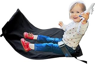 Cama Voadora para Crianças | avião para crianças - Apoio para os pés do avião Durma melhor, relaxe nos voos Se encaixa na antepara, no corredor, na janela e nos assentos do meio Shrigm