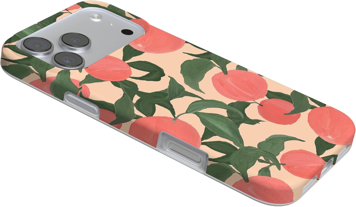 Casely iPhone 17 Pro Max Case | Feeling Peachy | Blush Vines | Compatible with MagSafe | Classic Ultra Slim Design
