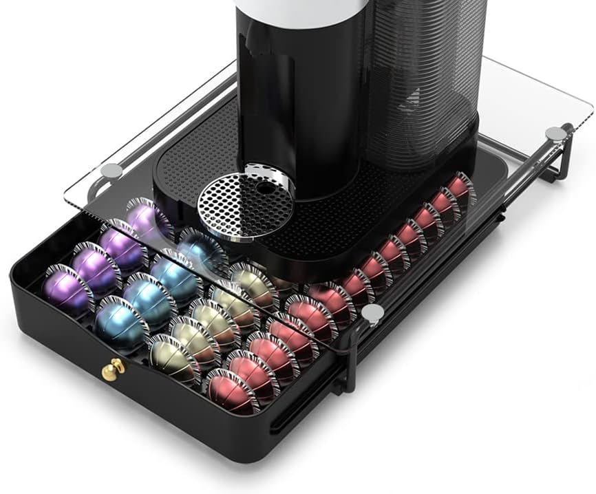 Masthome 60 Nespresso Pods Holder Drawer, Coffee Capsule