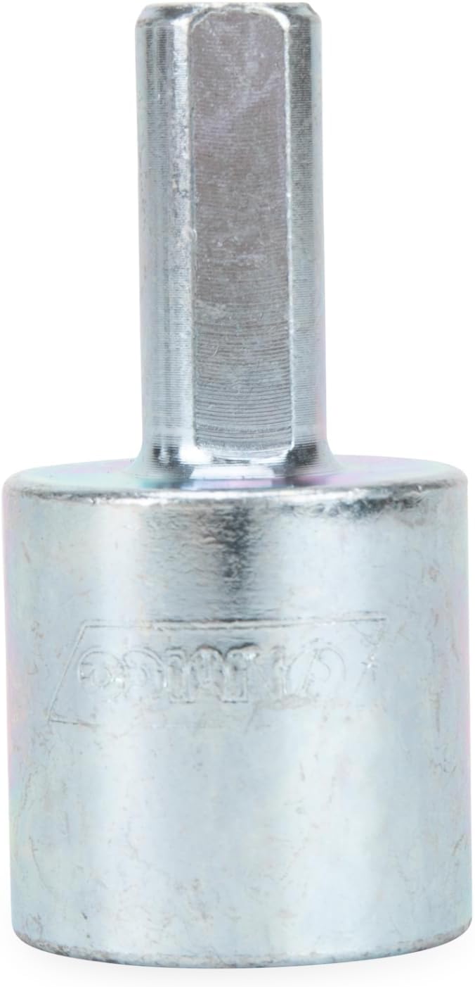 Camco RV Leveling Scissor Jack Socket Drill Adapter - Fits 3/8" and 1/2" Power Drills - Works with All 3/4" Hex Drive Jacks - RV Stabilization Made Easy (57363)