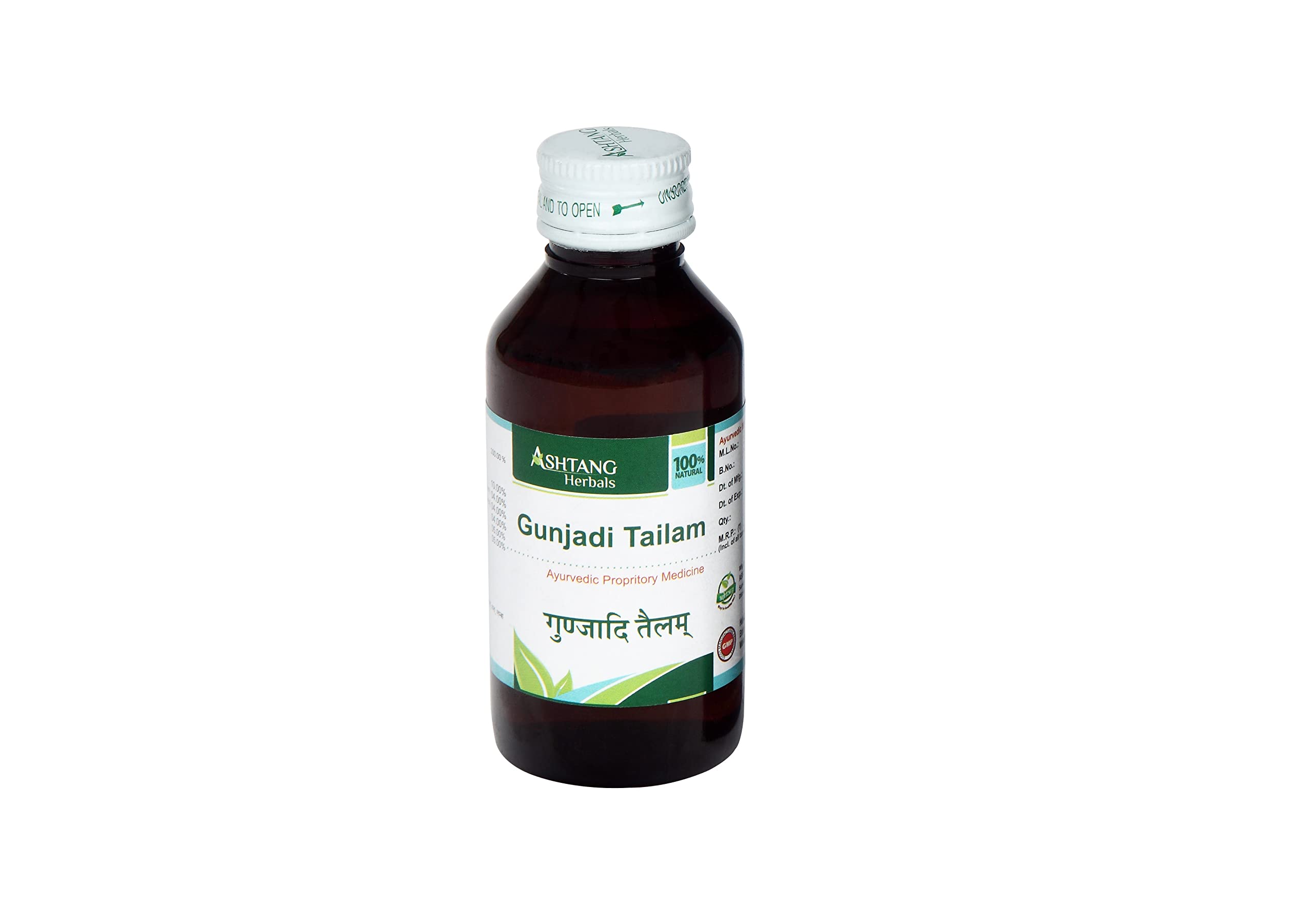 ASHTANG Herbals Gunjadi Tailam (100 ML)