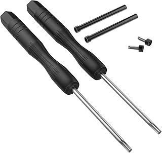 hengkang Compatible with Amazfit T-Rex Smart Watch Screw Accessory, 2PCS Stainless Steel Replacement Screws with 2PCS Screwdrivers Removal Tool for Amazfit T Rex, Amazfit T-Rex Pro Smartwatch