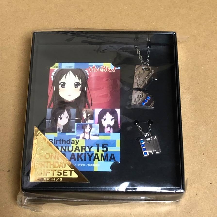けいおん 秋山澪 お誕生日お祝いセット アニまるっ！ 限定 希少 レア けいおん！』から、秋山澪のお誕生日記念グッズがアニまるっ