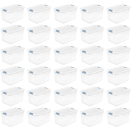 Sterilite 64 Qt Latching Storage Box: Your Closet Space Saver!