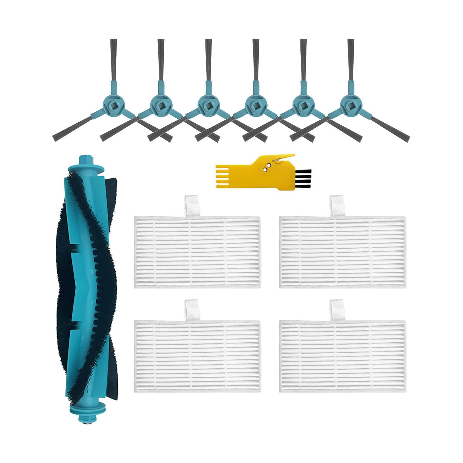 Set Ricambi Completo Per Conga 2499 Ultra Home Advanced, X-Treme E Ultenic D10: Spazzola, Filtri, Spazzole Laterali E Panni - 3