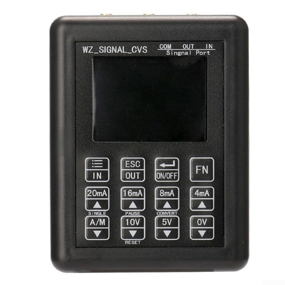 Generatore di segnale 4-20mA Calibratore trasmettitore di tensione corrente 24V per sorgente 0-10V | Materiale ABS Design compatto per strumento di calibrazione di test industriali