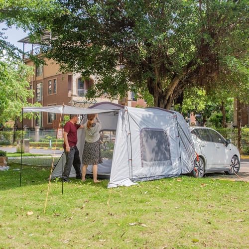 Carpa de camping doble capa portátil para 6-8 personas miniatura 2