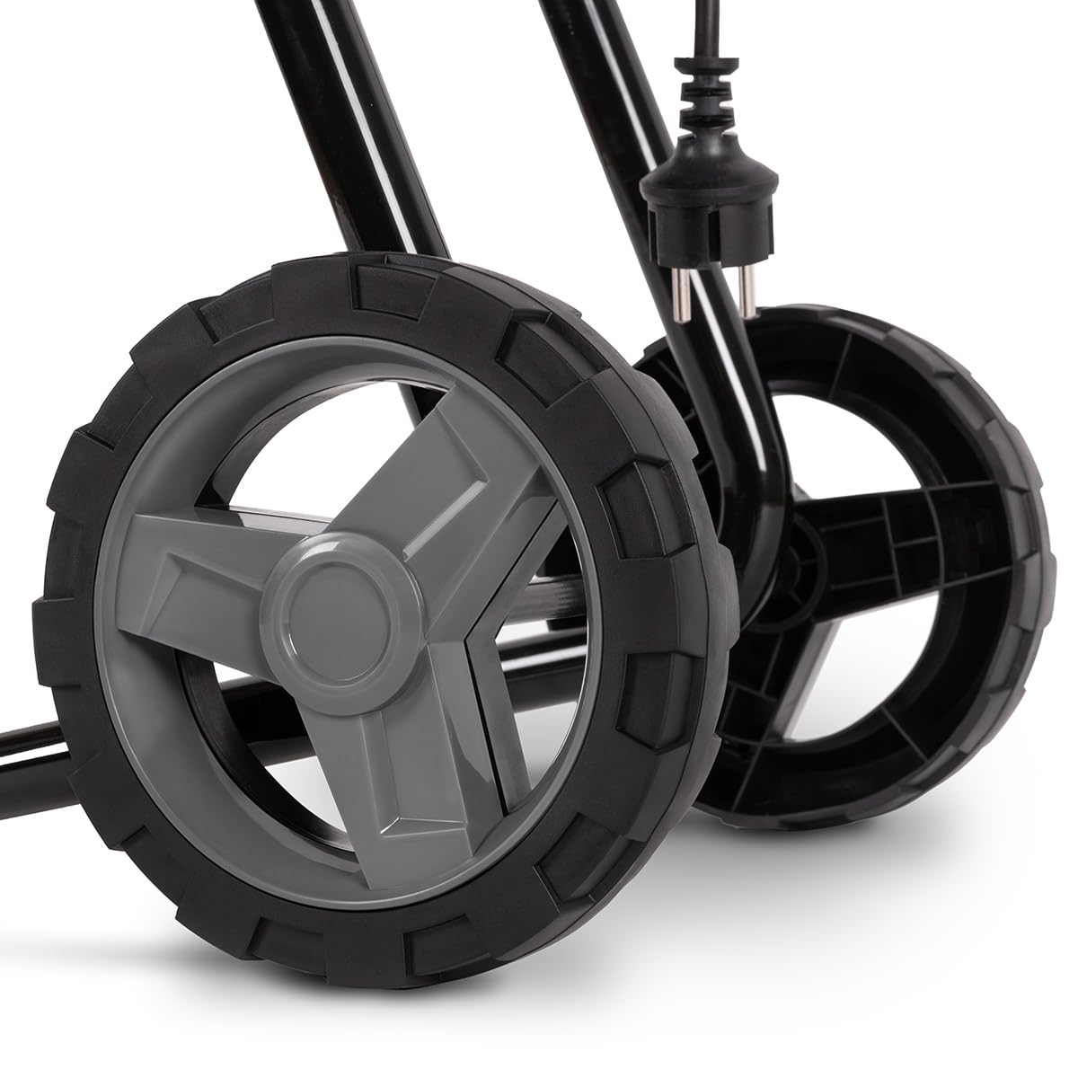GREENCUT GE250C-2 - Biotrituradora eléctrica, Potencia 2600W, Capacidad de Corte 45mm, tolva de Gran tamaño, 2 Bolsas de Recogida de 45l, Ruedas y asa para Transporte, Rojo