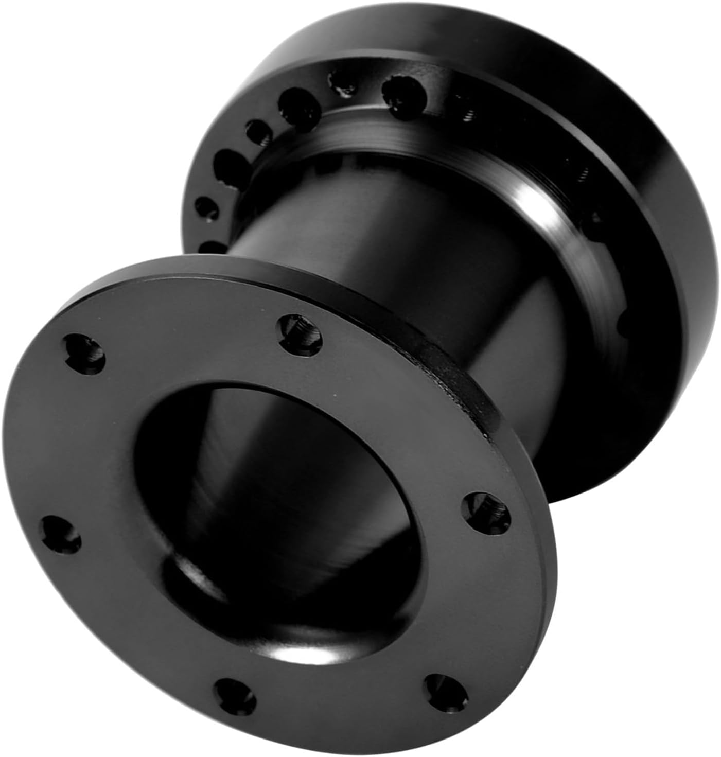 Steering Wheel Adapter Spacer, 3Inch Aluminium Steering Wheel Hub Spacer, Wheel Extension Adapter Kit (Black)