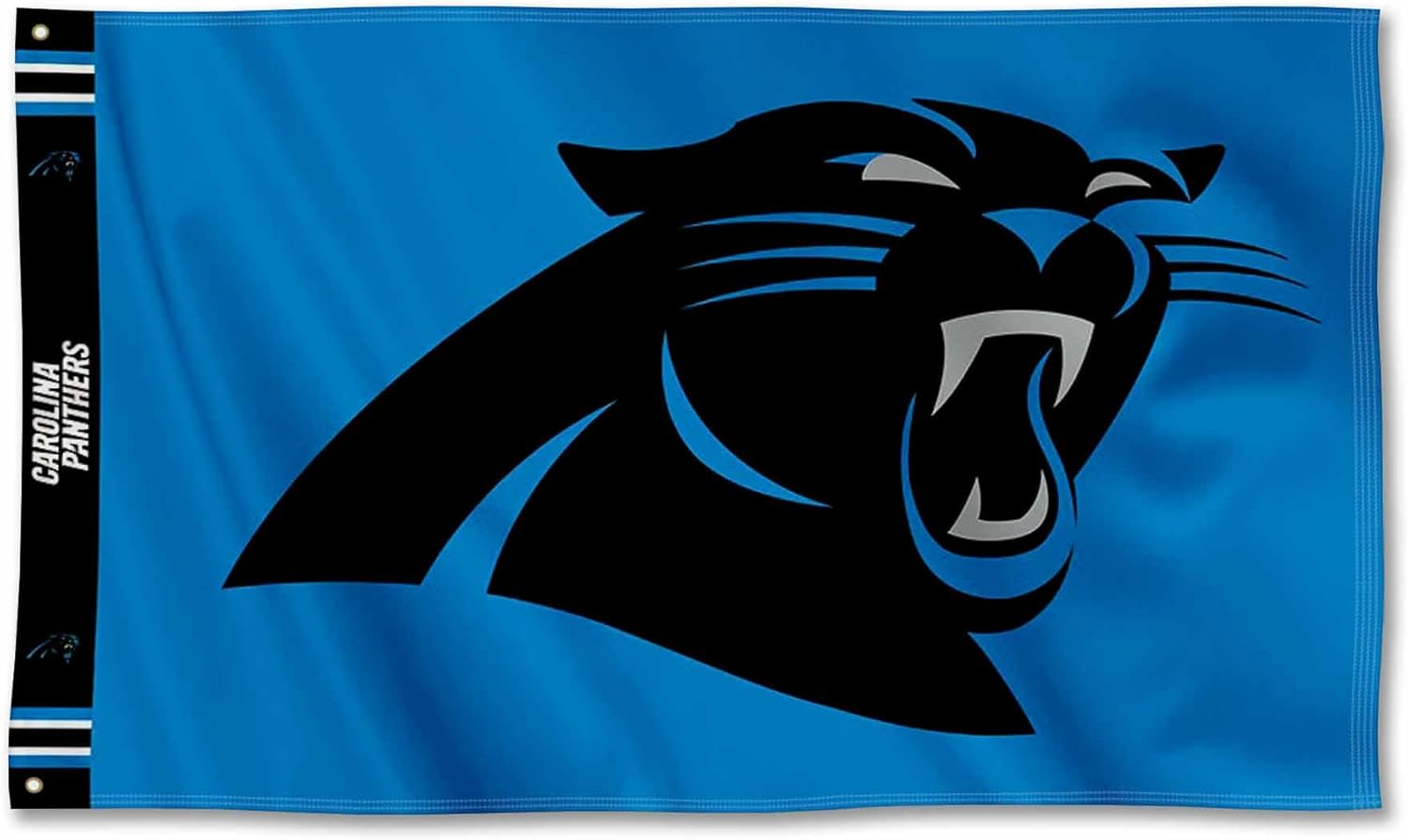 Carolina Panthers Printed Header 3x5 Foot Banner Flag