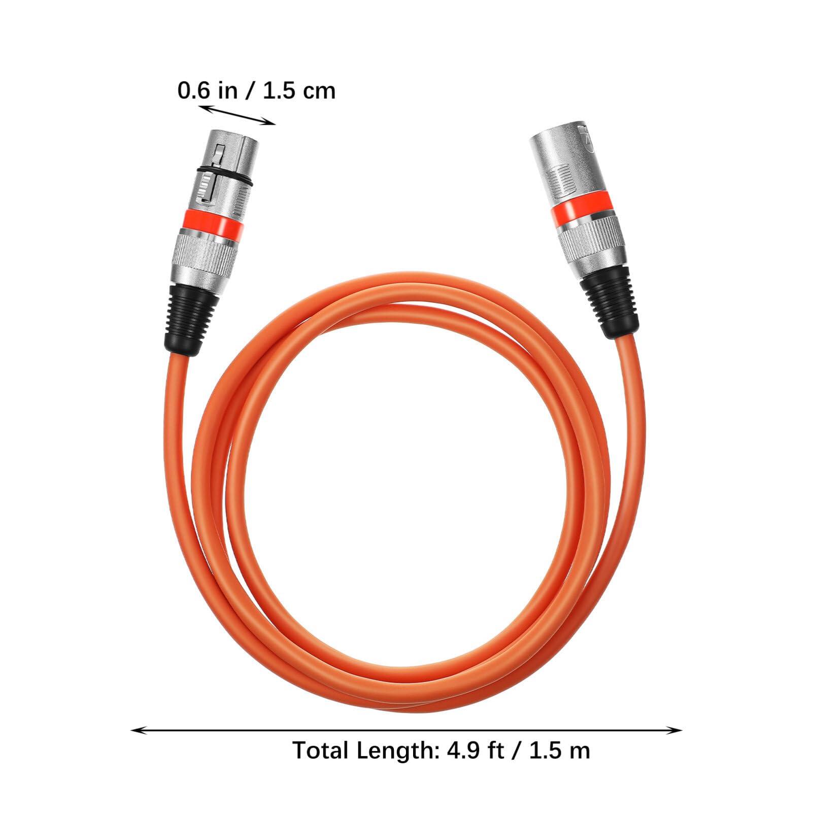 Veemoon 1 Juego De Cable De Audio Para Micrófono Cable De Micrófono Xlr Macho A Hembra Para Altavoz Cable De Micrófono Cables De Micrófono Cables Xlr Mezclador Xlr Cable De Micrófono Para