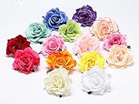 Vista 5 de Dreamlily clip para el cabello con rosa para bailarina de flamenco, broche con flor estilo pin up BC10