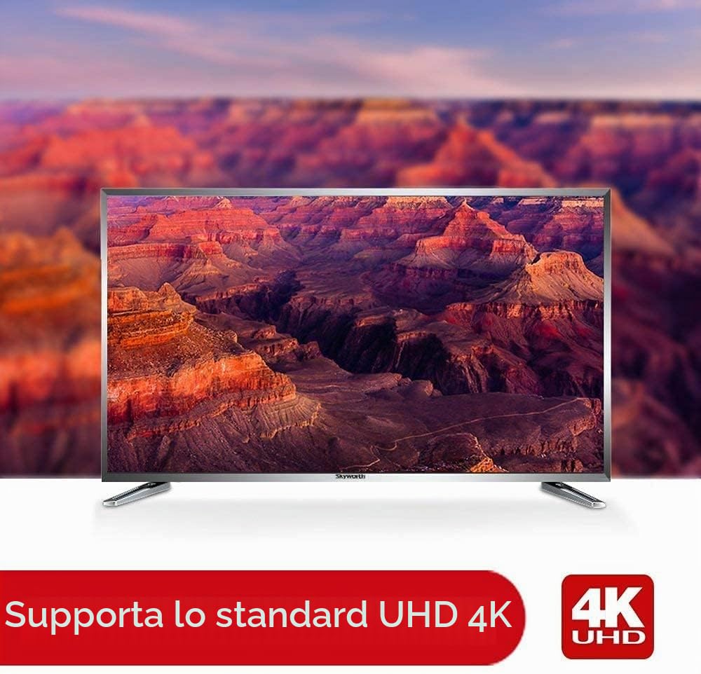 AV Access 1 in 2 Out UHD 4K@60Hz 1080p@120Hz Splitter HDMI 2.0 con downscaling automatico, 18 Gbps a latenza zero, splitter HDMI 1×2 4K con HDR10 e 3D, HDCP 2.2, gestione EDID automatica