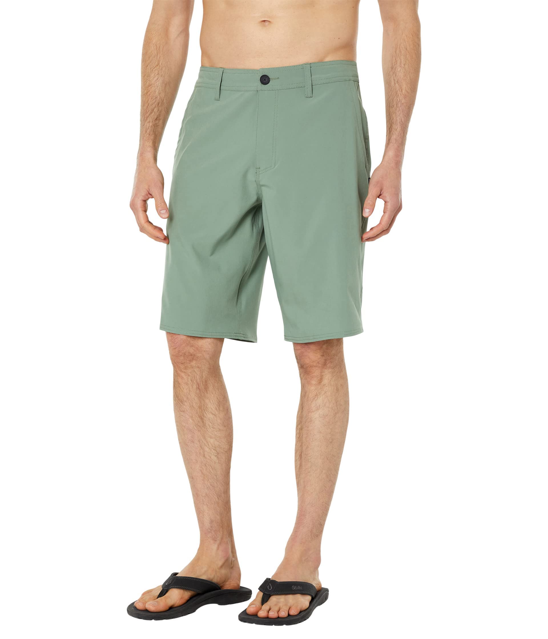 FOUUA Rubber Watch Strap 22mm 24mm Watch Band Waterproof Rubber Brushed Stainless Steel Silver Buckle Compatible Unisex