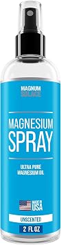 Magnesium Spray - USP Grade Pure Magnesium Oil Spray - Made in USA Since 2008, 2 oz