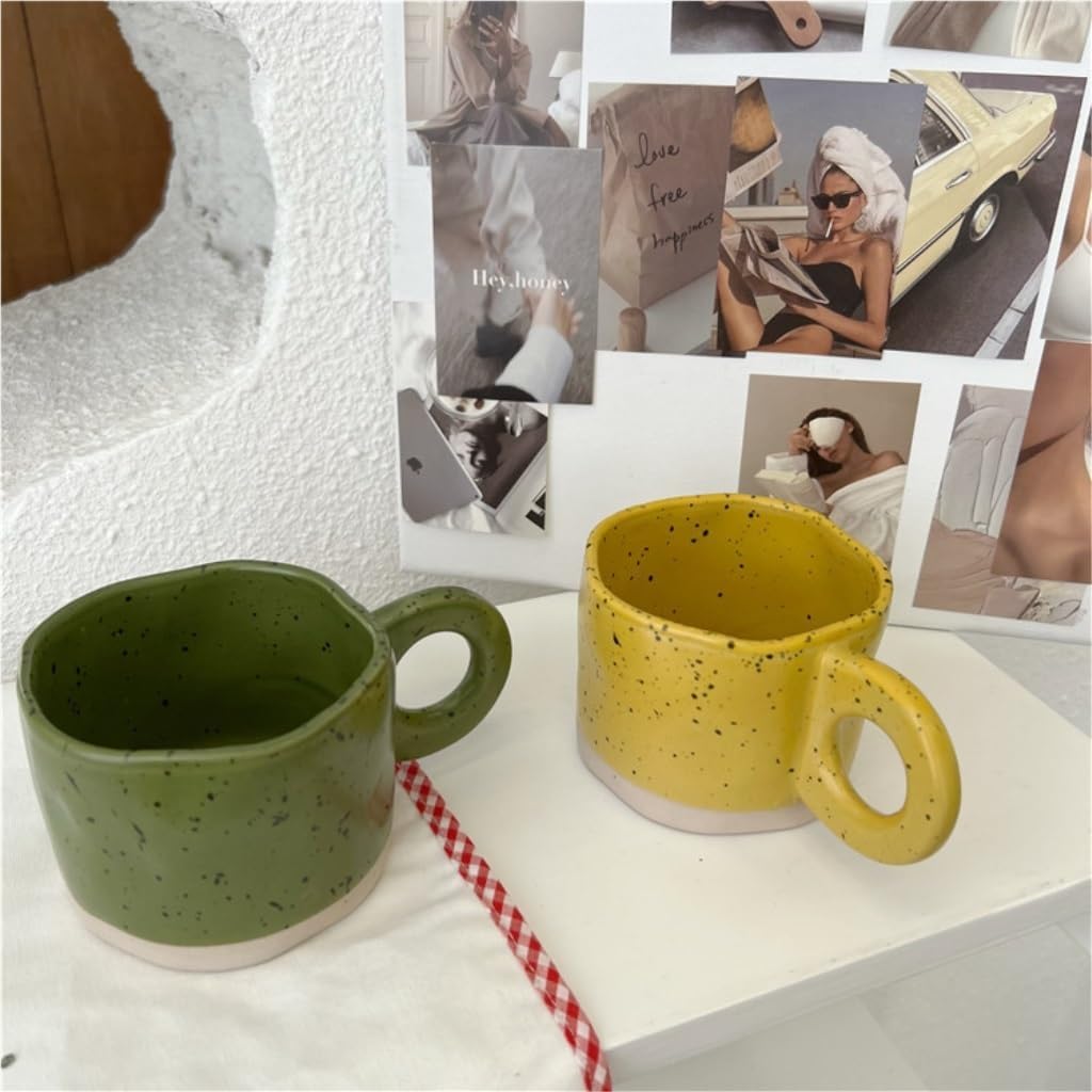コーヒー優勝杯 カンコクノ片隅イン体つき 手ネリフキソク 創造的 インク-inkしぶき セラミックマッグカップ 朝食 御乳 コーヒーマグカップ 