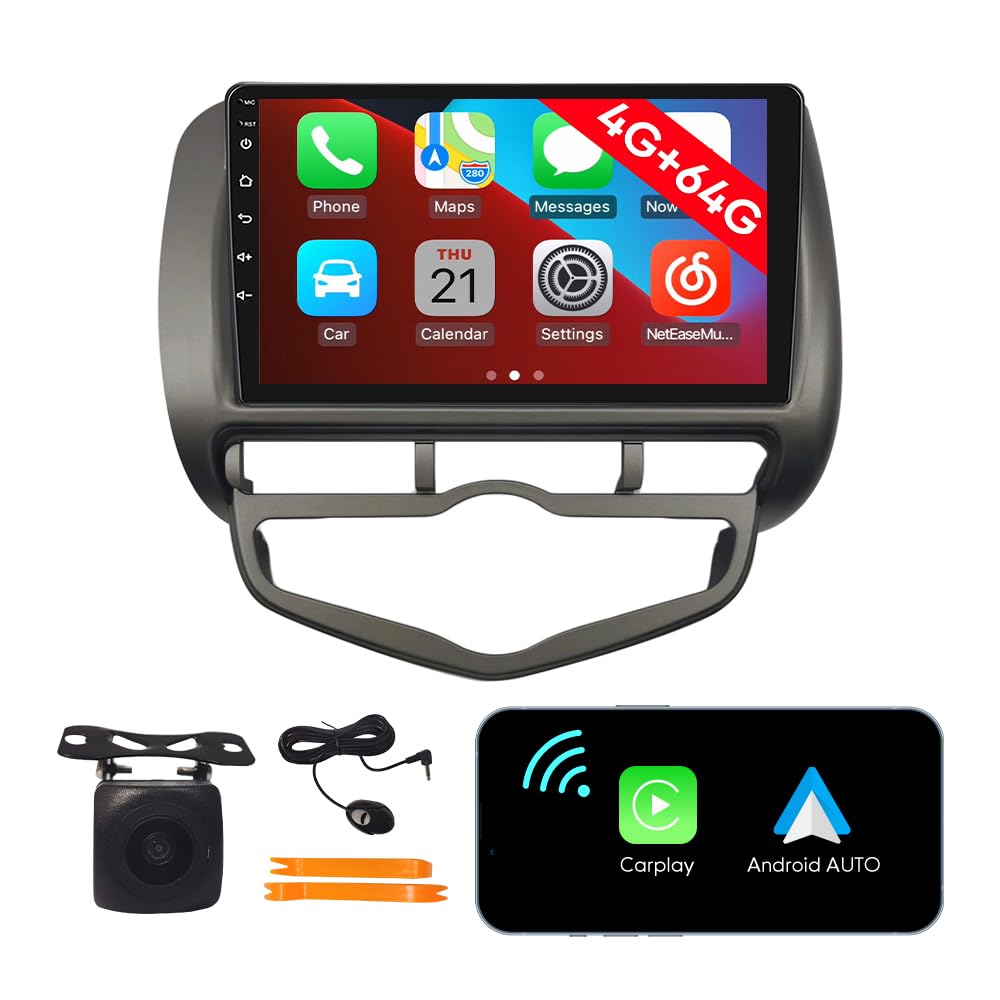 [4G 64G] Android Car Stereo FM Radio Carplay Android Auto 9