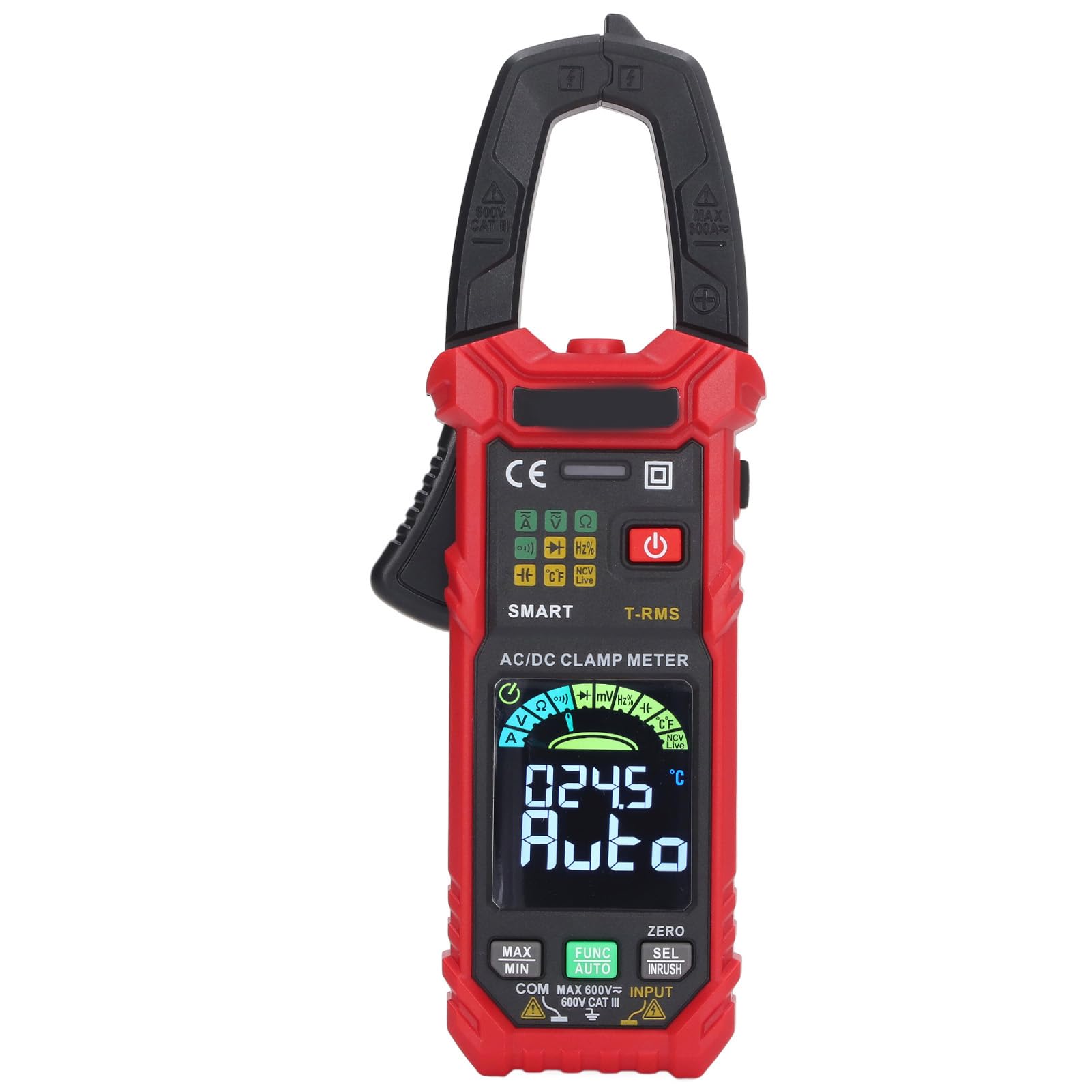 MAYILON Smart Clamp Meter Multimetro Digitale Ad Alta Precisione Tester di Tensione per Elettricisti Uso Domestico ABS 1 Pz