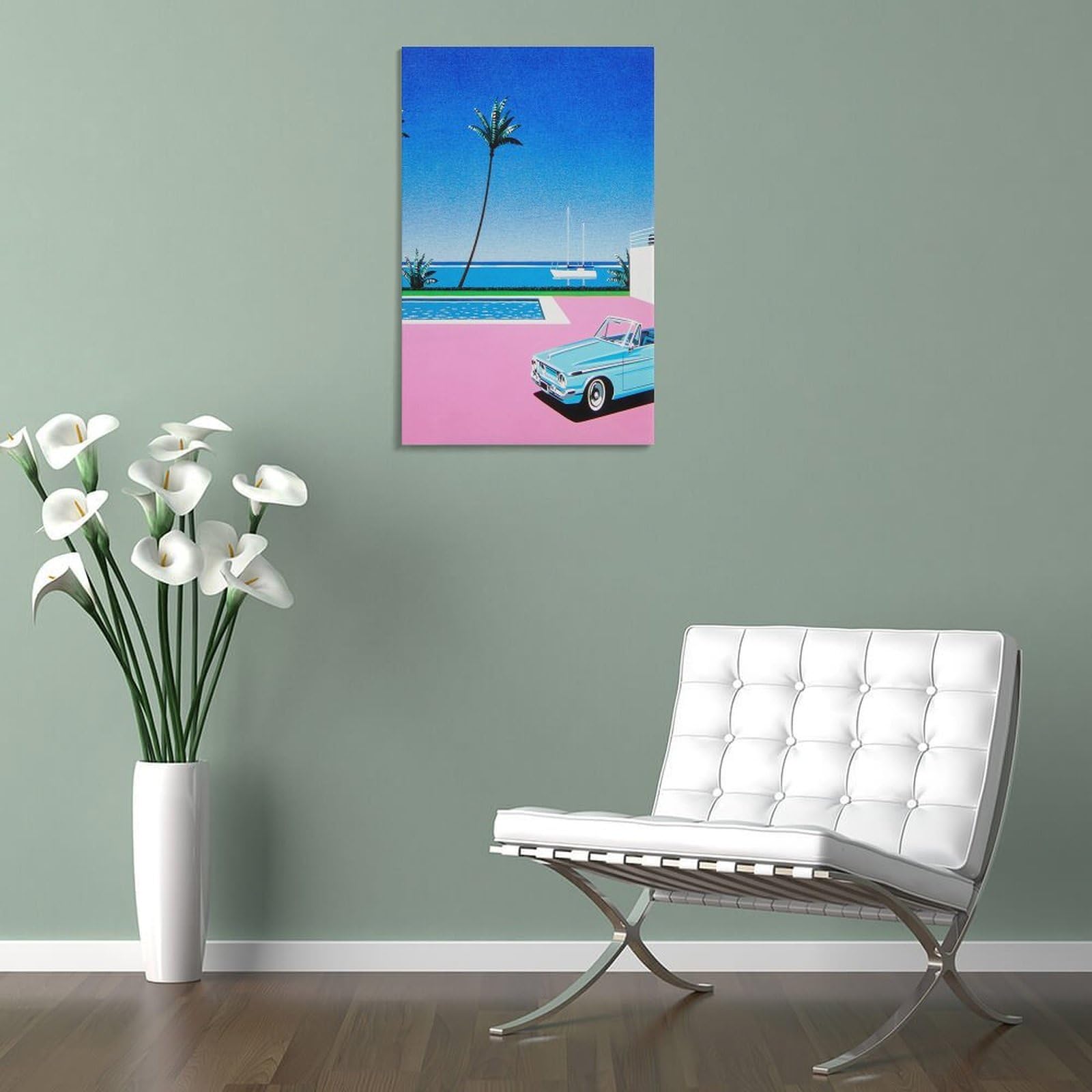 値下げ！永井博　contrast 本人直筆サイン入り 永井博 CONTRAST 作品集 hiroshi nagai