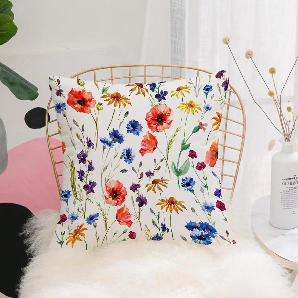 Hyosxw Seamless Floral Background Texture Pattern - A2 Cushion Cover,Throw Pillow Case Home Decorative For Living Room Bedroom Sofa Chair 18X18 Inch,Seamless Floral Background Texture Pattern,Pillowcase 45X45cm