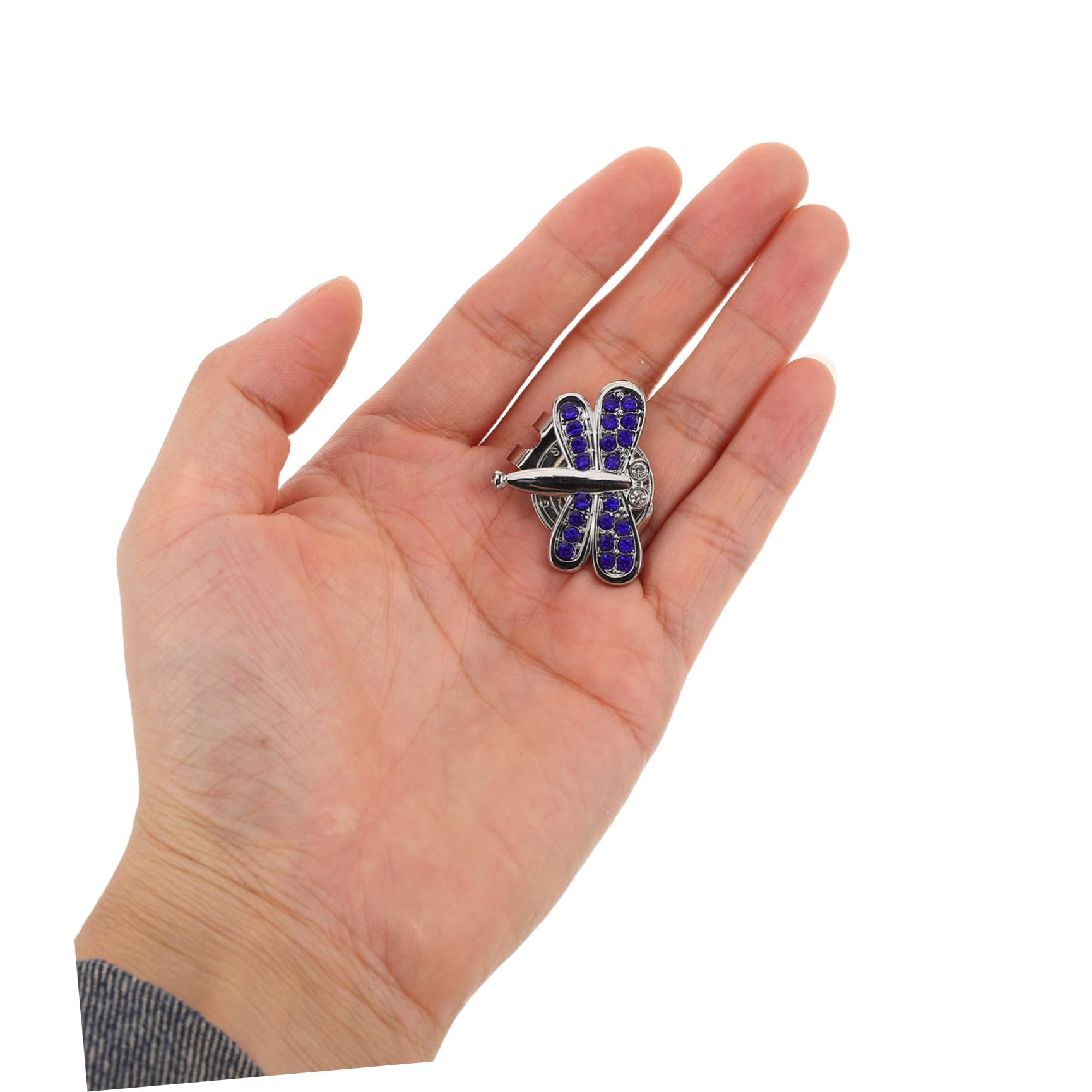 GALPADA Accessorio Clip e Resistente per Leggero per Giocatori di Blu con Segna Forma Libellula Cappello da Golf