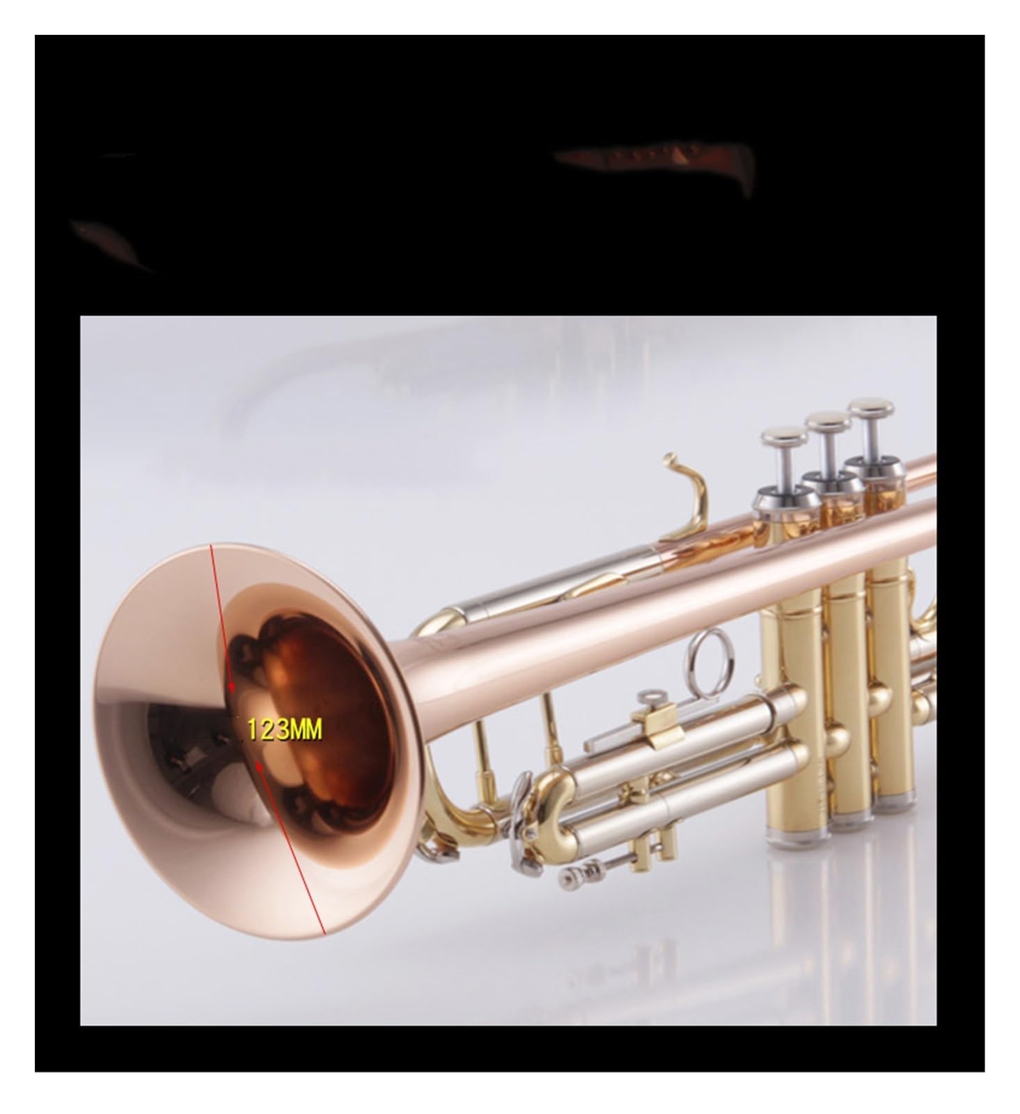 trąbka instrument Trąbka z brązu fosforowego podstawowa trąbka do domowej orkiestry szkolnej do samodzielnej nauki dla początkujących