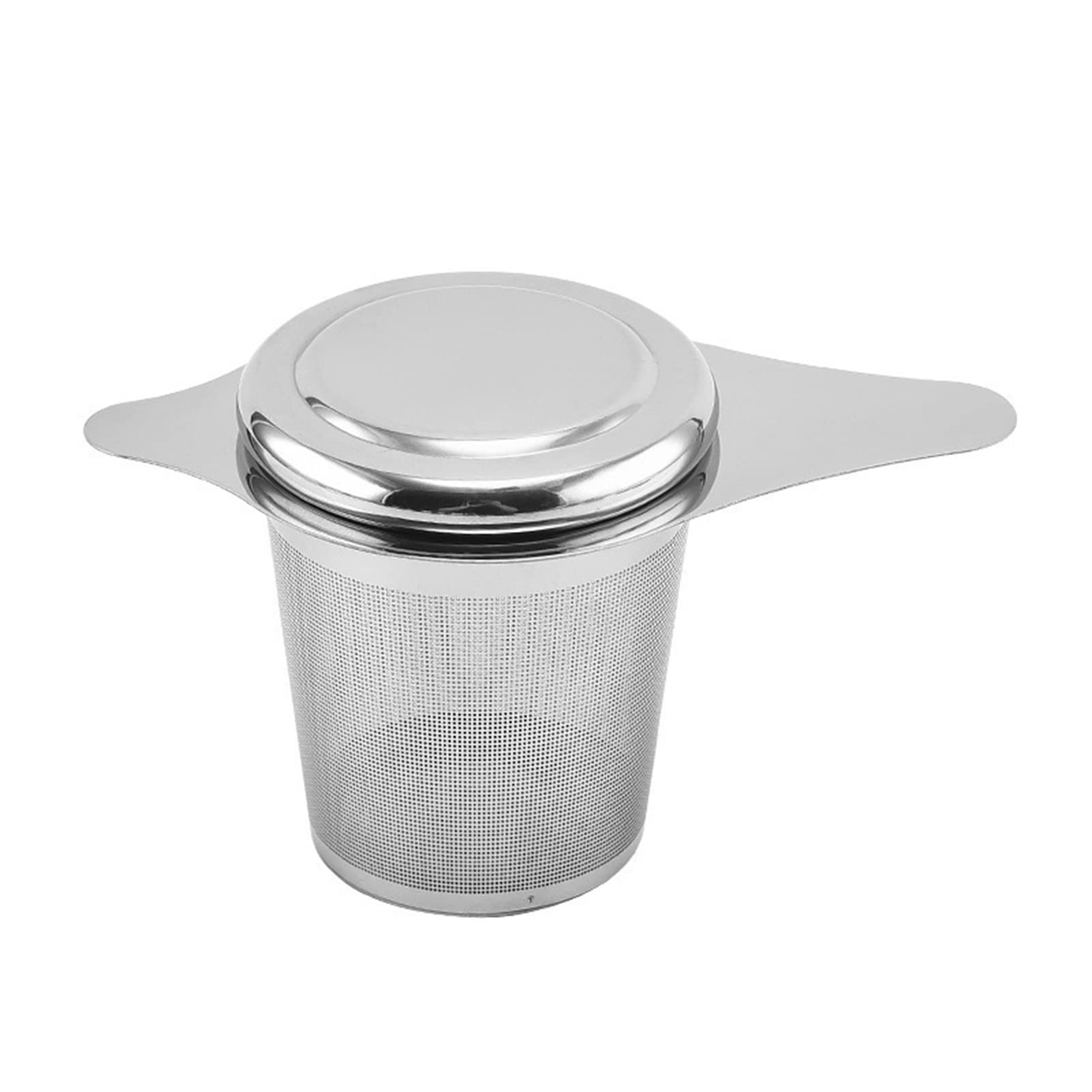 WSLWJH Theezeefje Theezeefje 304 Rvs Herbruikbare Thee-Ei Theezeefje Theepot Losse Thee Leaf Spice Thee Filter Keuken Accessoires Handvat Clip
