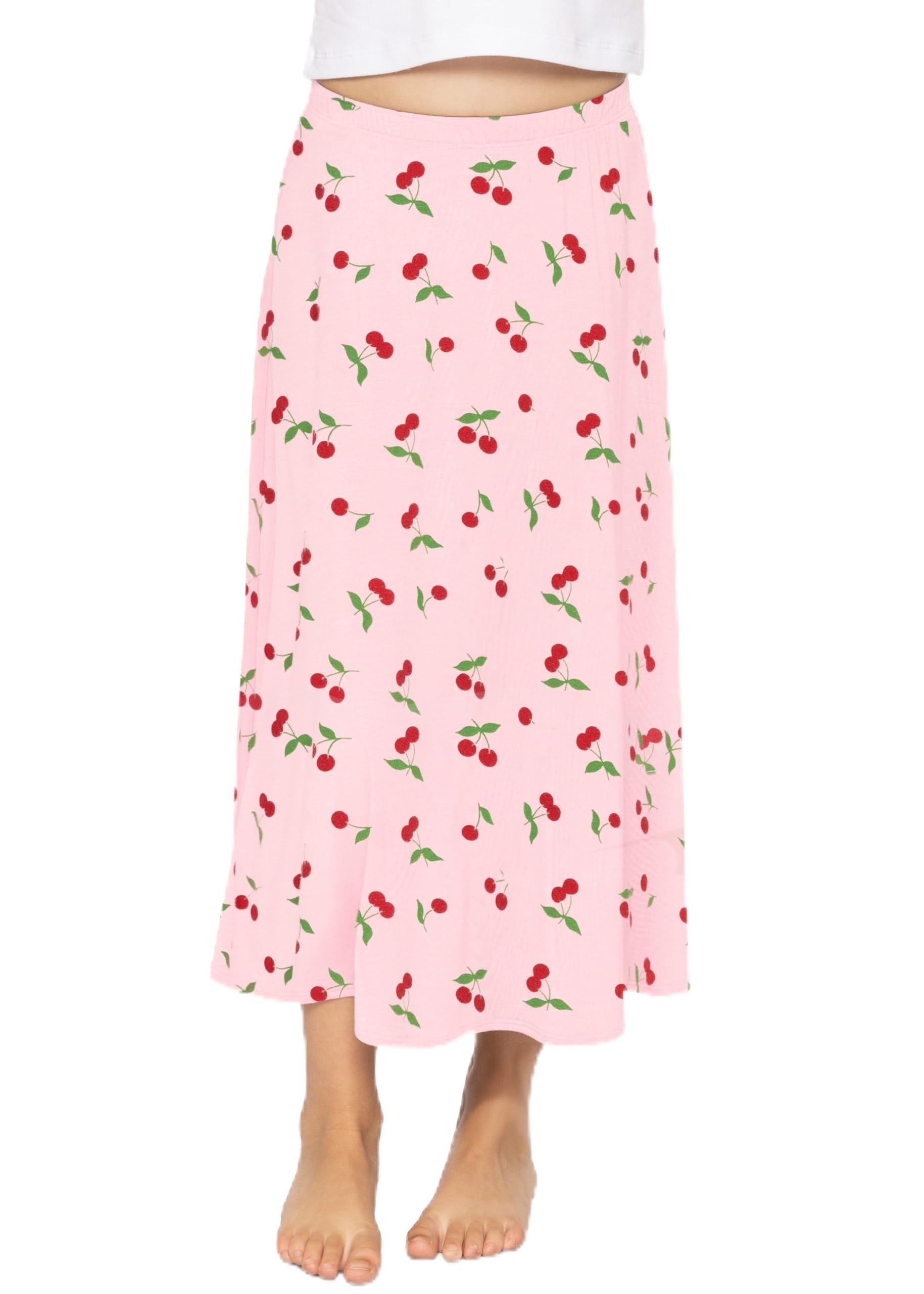 STRETCH IS COMFORT Girls Skirts Flowy A Line Knee Length and Ankle Length