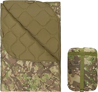 LOOGU LOOGU Camo Blanket Waterproof Insulation Poncho Liner for Outdoor Camping, Hiking, Hunting, Survival, Backpacking, Picnicking