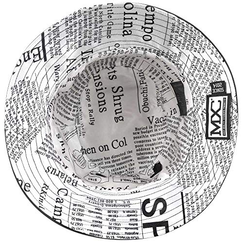 Chapéu Bucket Hat MXC BRASIL Original Fake News Tamanho:Único;Cor:Preto