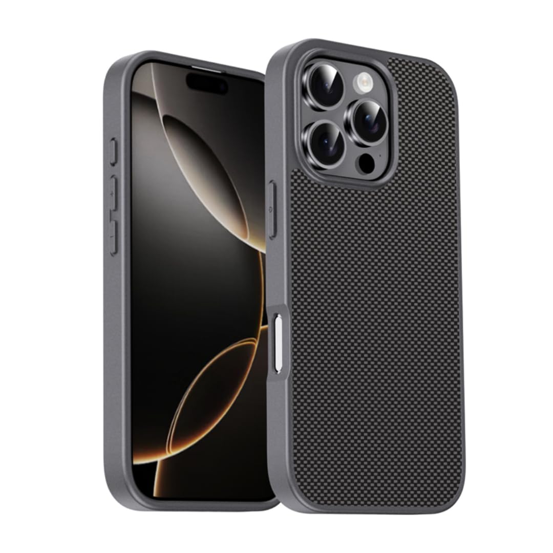 Coque carbone iPhone 13 Pro gris mat : fini les traces de doigts et les rayures - 8