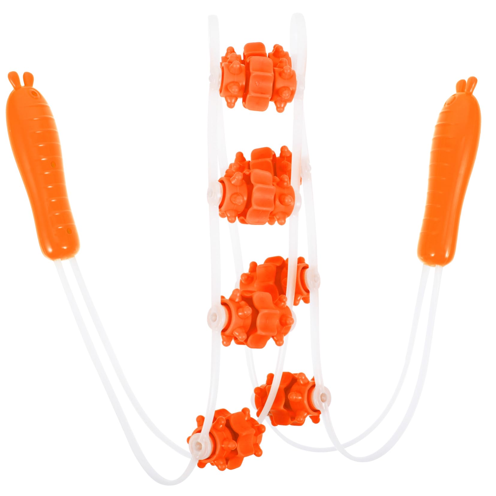 FRCOLOR Ball Pull Back Strip Handheld Massagers Wooden Back Massage Tools Massager Tool Waist Massager Body Roller for Muscle Massage Stick for Body Foot Roller Stick