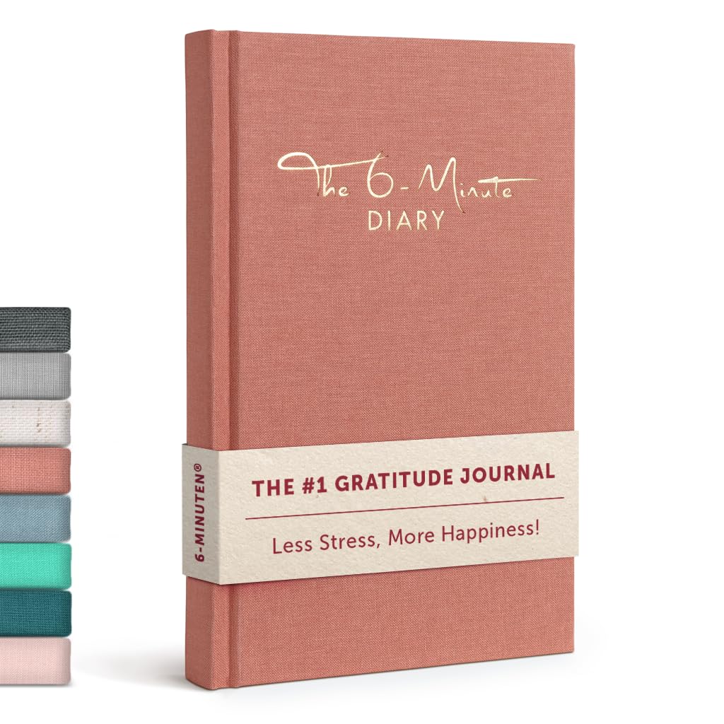 The 6-Minute® Diary (6-Minuten-Tagebuch auf Englisch) | Gratitude journal, manifestation journal | Journaling for more mental health, self care & mindfulness