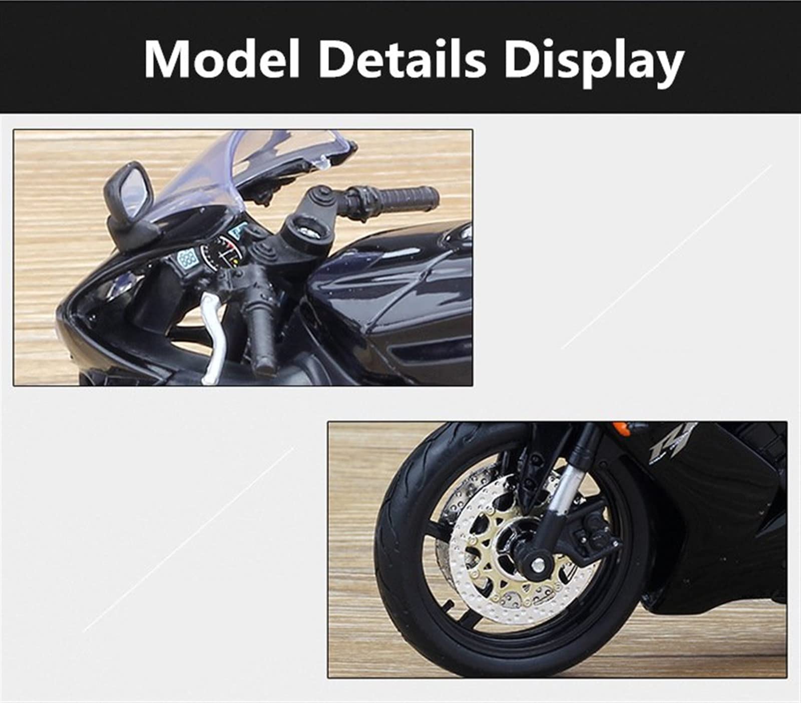 Modello 1:12 Per YAMAHA YZF-R1 Lega Moto Modello Diecasts Regali(Blue retail box)
