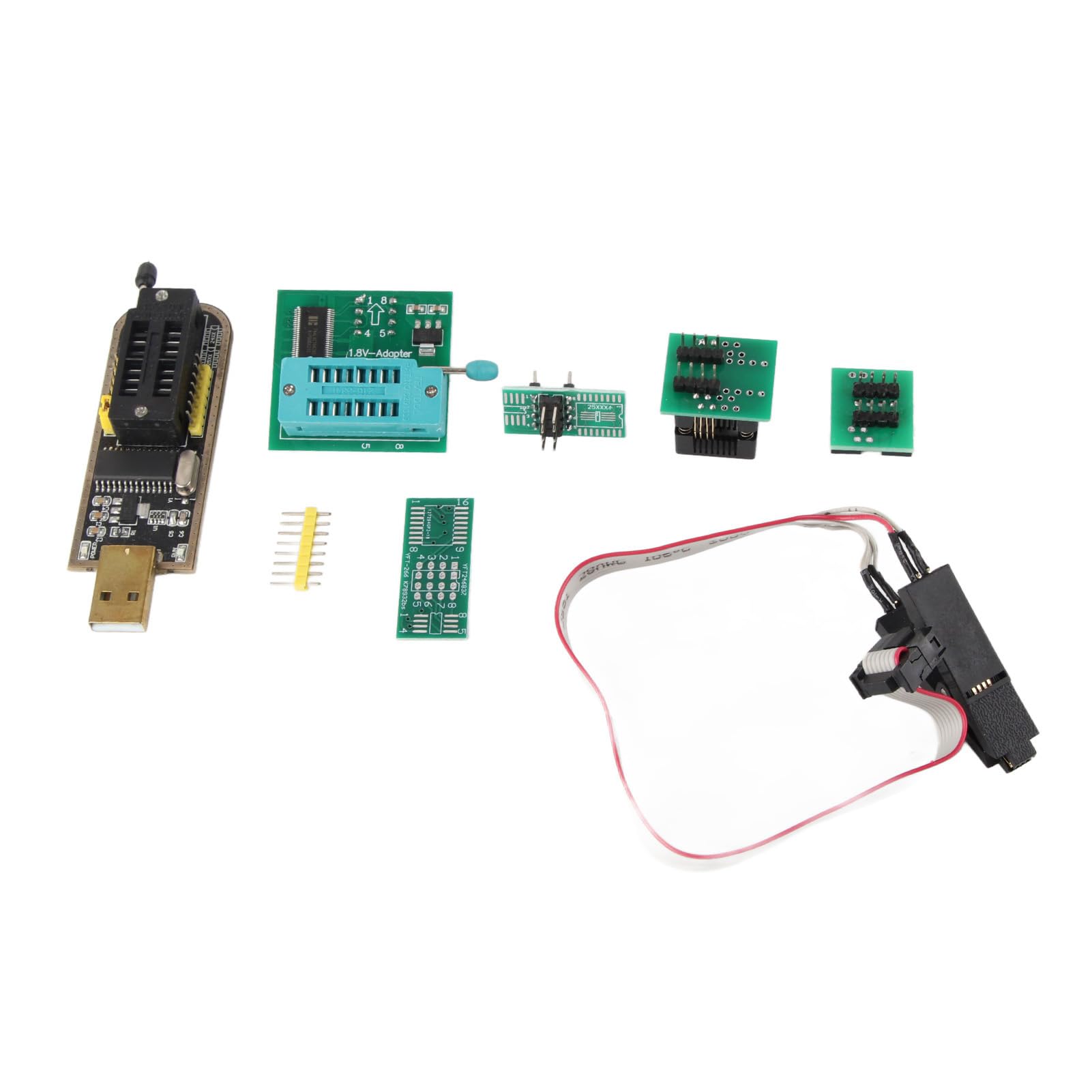 SOP8 Klip Testowy CH341A Programator USB Flash 1.8 V Adapter SOP8 do DIP8 Moduł Konwertera Gniazda Adaptera