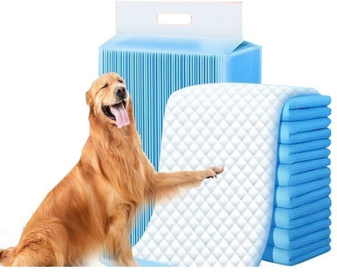 Tapis educateur chien anti-fuite 5 couches, alaise jetable 60x90 haute absorption pour animaux