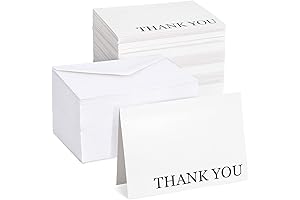 Thank You Cards Bulk (120 Pack) with Envelopes for Weddings, Bridal Showers, Graduations