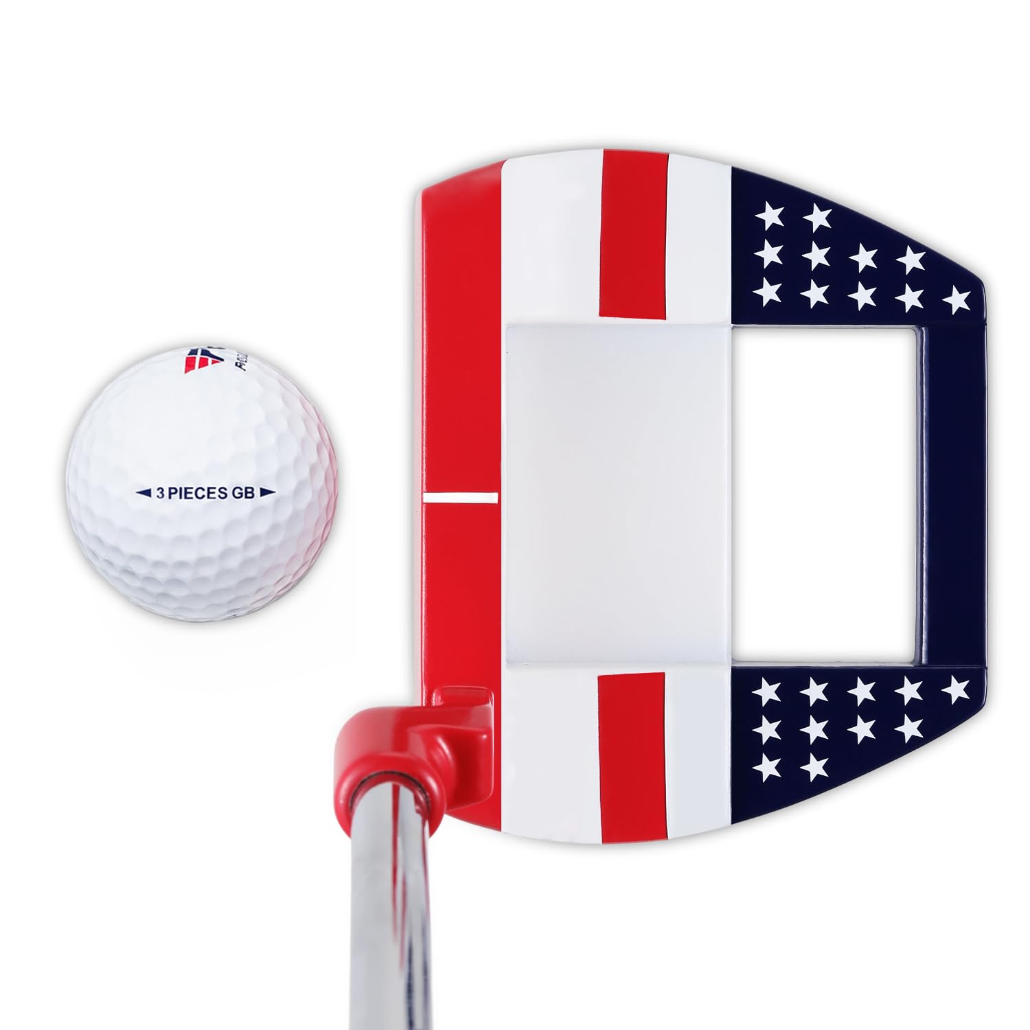PGM 34 Zoll Golf Mallet Putter für Rechtshänder Männer und Frauen | Übergroßer Putter, niedriger Schwerpunkt, Edelstahlschaft, ausgewogene Gewichtsverteilung, ergonomischer Gummigriff