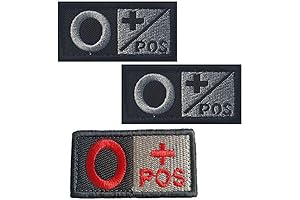 Tactical Blood Type O Positive Patch