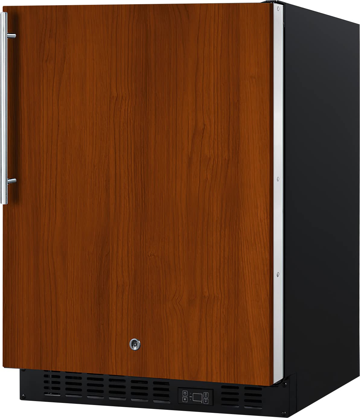 Summit Appliance 3.7 Cu. Ft. Frost Free Upright Freezer In Black With Panel-Ready Door Al on Fridge.com - View 2