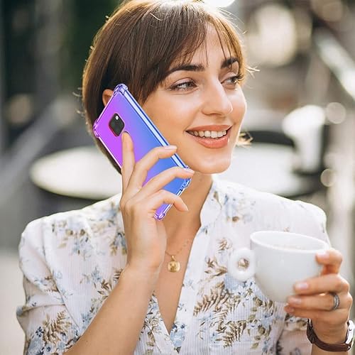 Miniatura 6 de Funda para Mate 20, funda HMA-L29 HMA-L09, funda transparente para teléfono con degradado, delgada, antiarañazos, flexible, funda protectora a