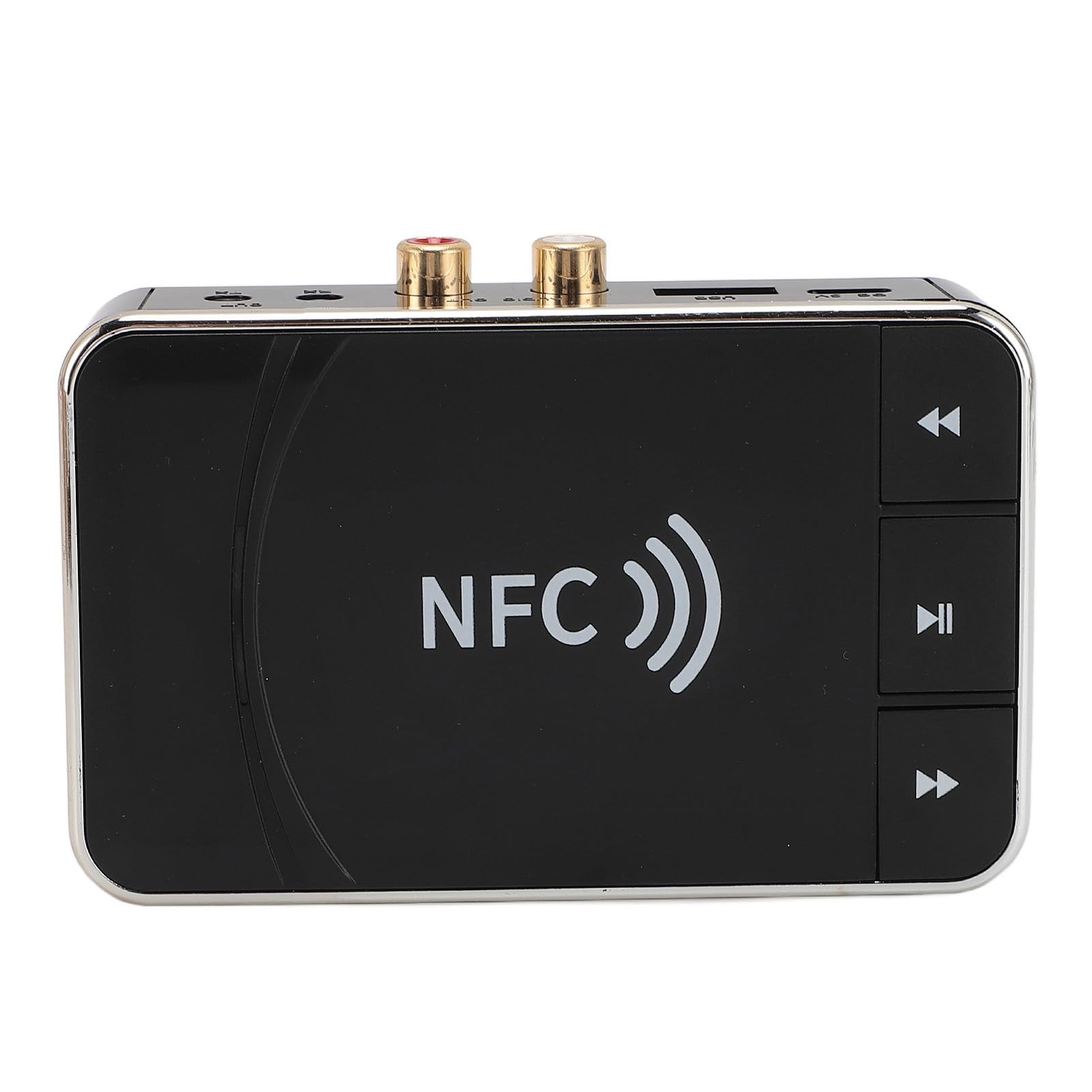 NFC BT Receiver, NFC Enabled BT Adapter, Desktop 3.5mm AUX BT 5.0 Adapter for Home Stereo System