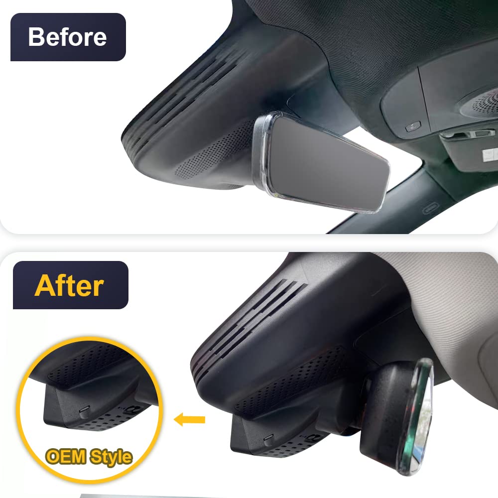FITCAMX Dash Cam Suitable for Mercedes Benz E Class CLA CLS GLA GLB AMG A Class B Class, 4K Car Recorder WiFi, OEM Benz Accessories, UHD Video, Collision Sensor 64GB Card