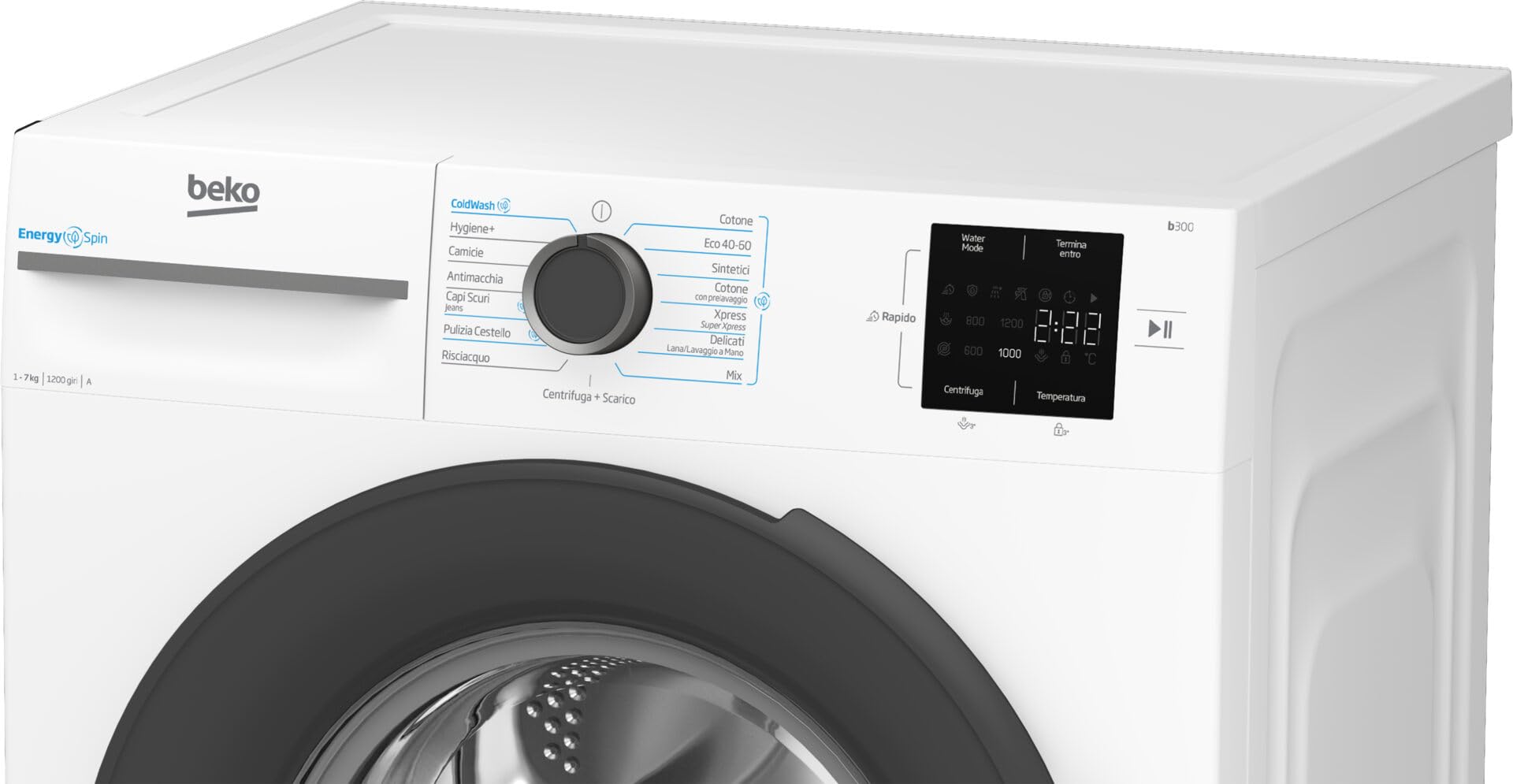 LAV.C/FRONT 7KG 1200GIRI CE.A INVERTER VAPORE