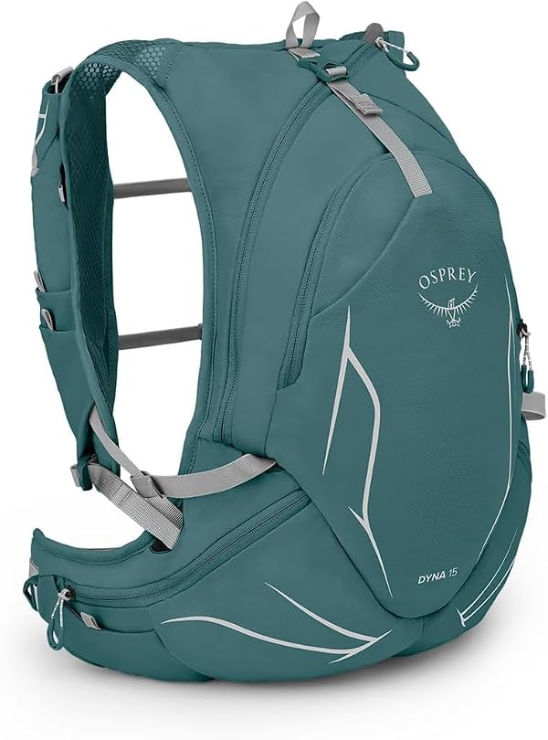 Osprey Dyna 15L Women's Running Hydration Vest with Hydraulics Reservoir, Cascade Blue/Silver Lining, Medium/Large by Osprey - Image 6