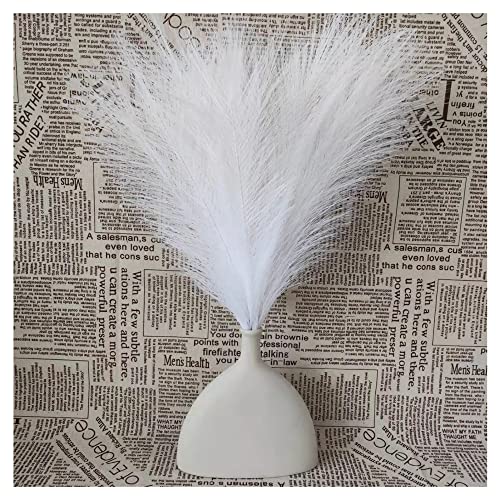 Planta falsa para decoración del hogar, boda, tela de seda artificial, plantas falsas, zacate esponjoso, ramas, hierba de pampa sintética, plantas artificiales esponjosas, tela de seda, plumas de casa