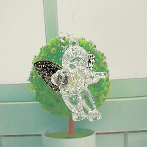 Miniatura 2 de N- Ángel de la guarda tubos de aluminio de metal Campana Jardín Decoración Decoración Regalo para Buena Suerte Adorno Colgante al Aire Libre