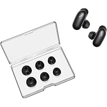 Memory Foam Ear Tips with Dust Mesh for Anker Soundcore Liberty 5 Pro/Liberty 5 Pro Max, Anti-Slip Replacement Ear Tip, No Silicone Pain, 3 Pairs SML